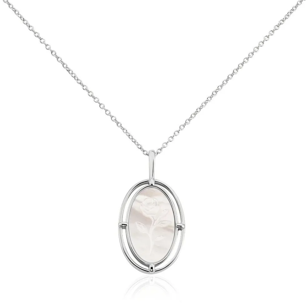 Collier Lilibeth Argent Blanc Nacre