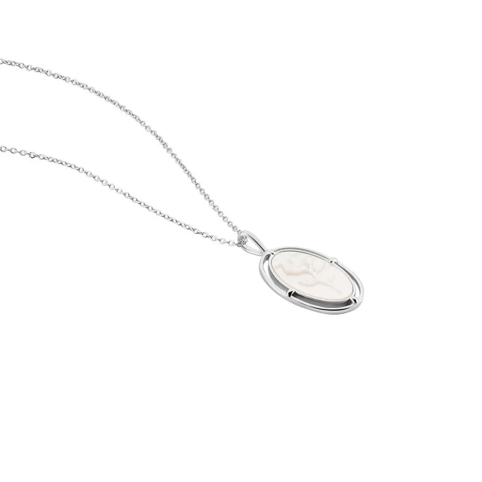 Collier Lilibeth Argent Blanc Nacre