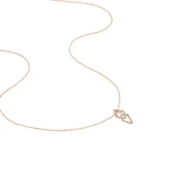 Collier Lisa Or Rose Diamant