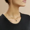 Collier Lisea Plaqué Or Jaune Verre Et Oxyde De Zirconium