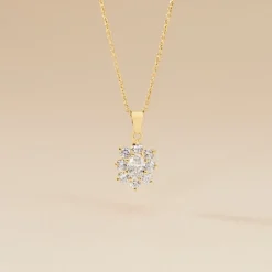Collier Lisea Plaqué Or Oxydes De Zirconium