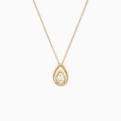 Collier Loetitia Plaqué Or Jaune Oxyde De Zirconium