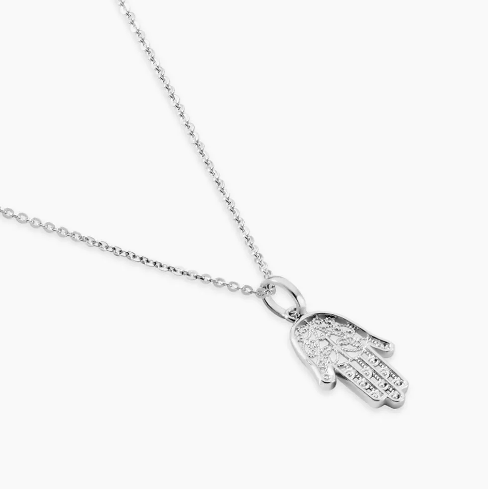 Collier Loiza Argent Blanc