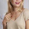 Collier Lousie Argent Blanc Oxyde De Zirconium