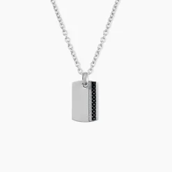 Collier Lovaina Acier Blanc