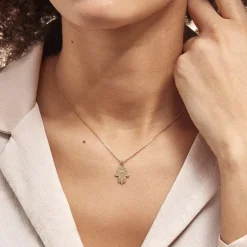 Collier Lucian Plaqué Or Oxyde De Zirconium
