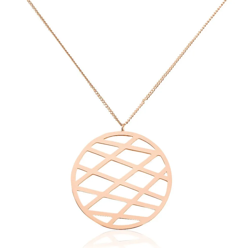 Collier Maelis Acier Rose