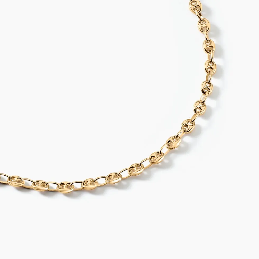 Collier Maille Dami Maille Grain De Cafe Or Jaune