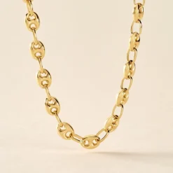 Collier Maille Dami Maille Grain De Cafe Or Jaune