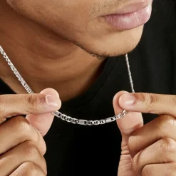 Collier Maille Teo Argent Blanc