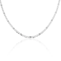 Collier Maille Teo Argent Blanc