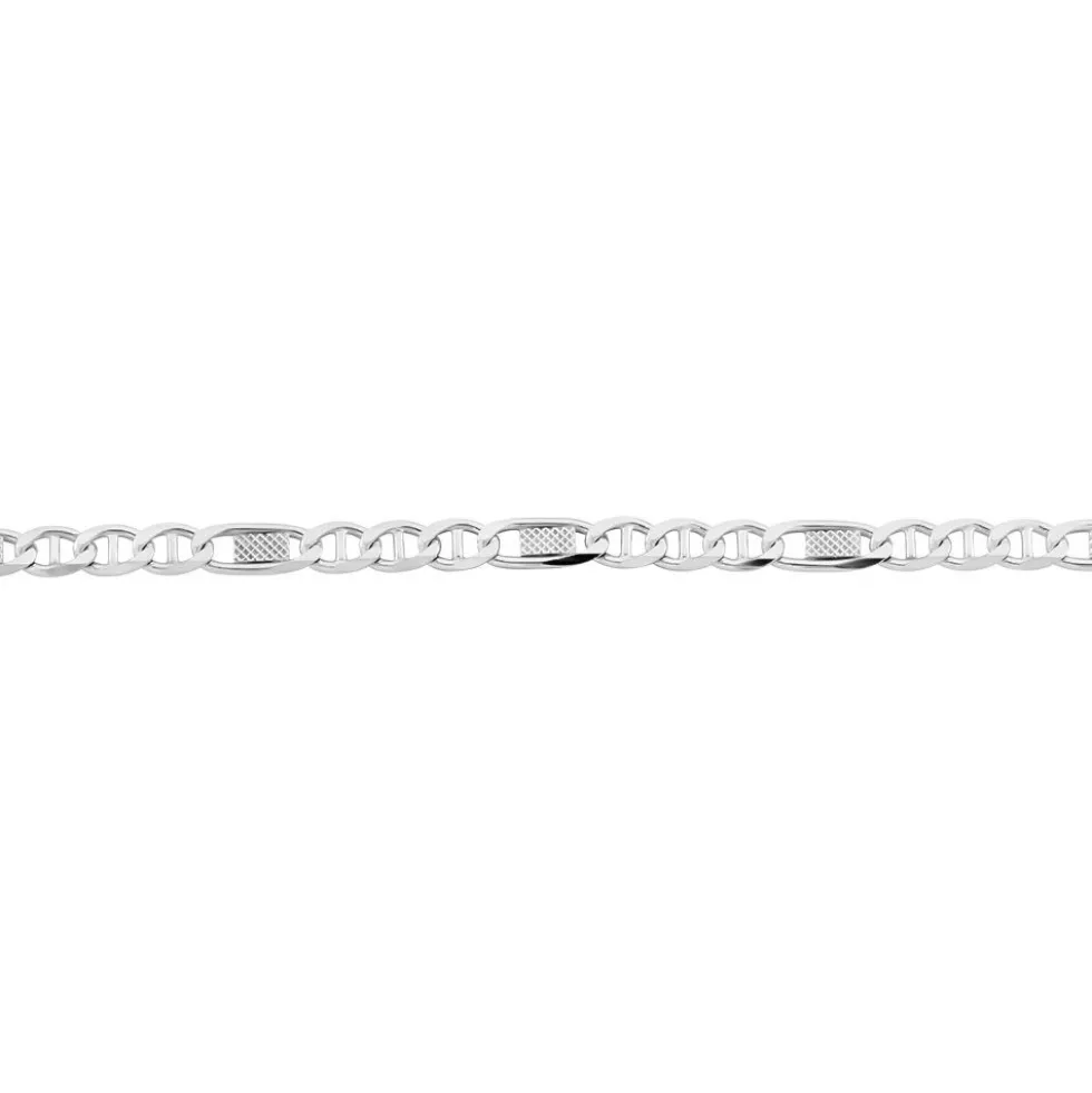 Collier Maille Teo Argent Blanc