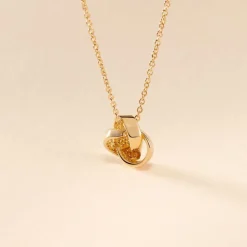 Collier Marcelina Plaqué Or Jaune