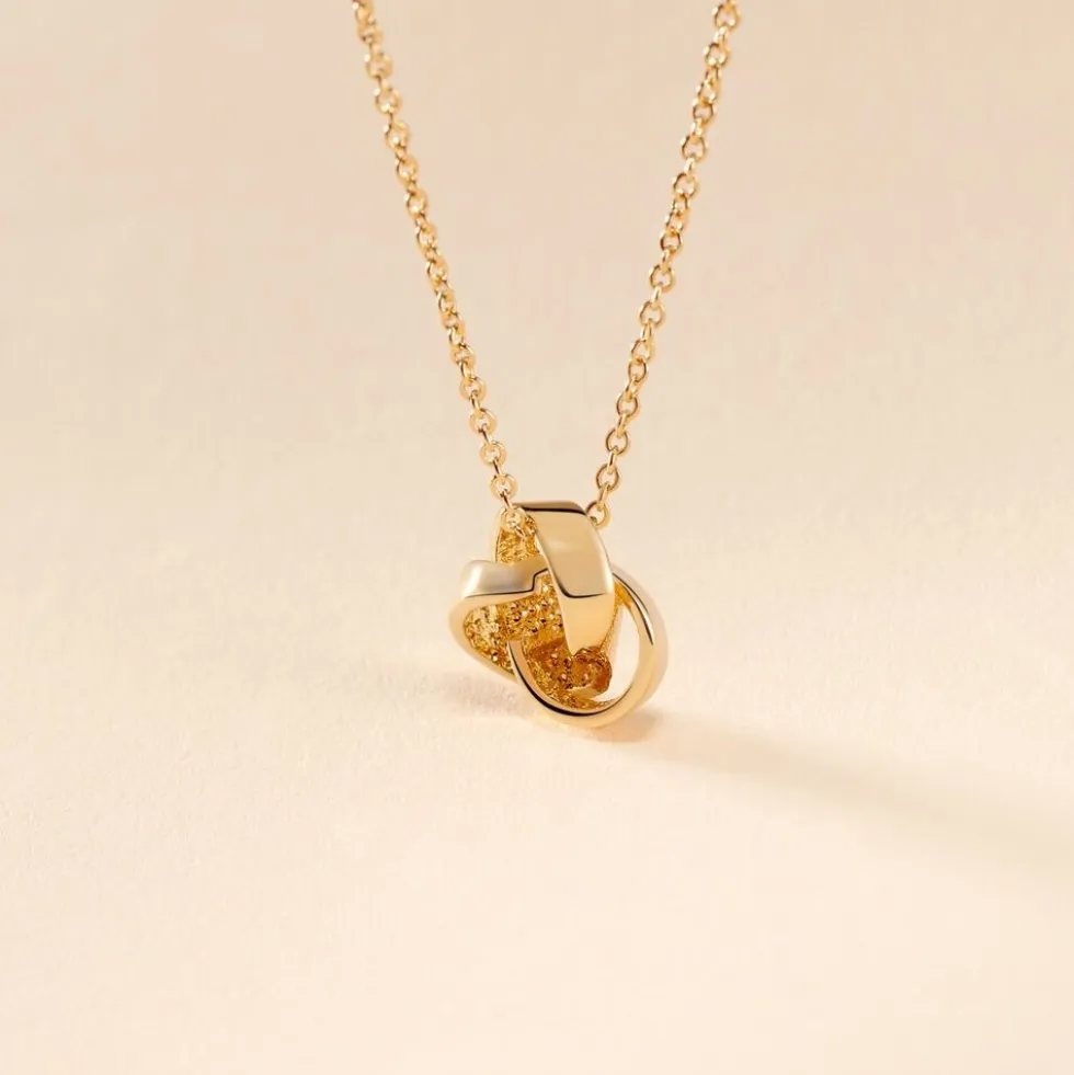 Collier Marcelina Plaqué Or Jaune