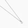 Collier Marciana Argent Blanc Oxyde De Zirconium