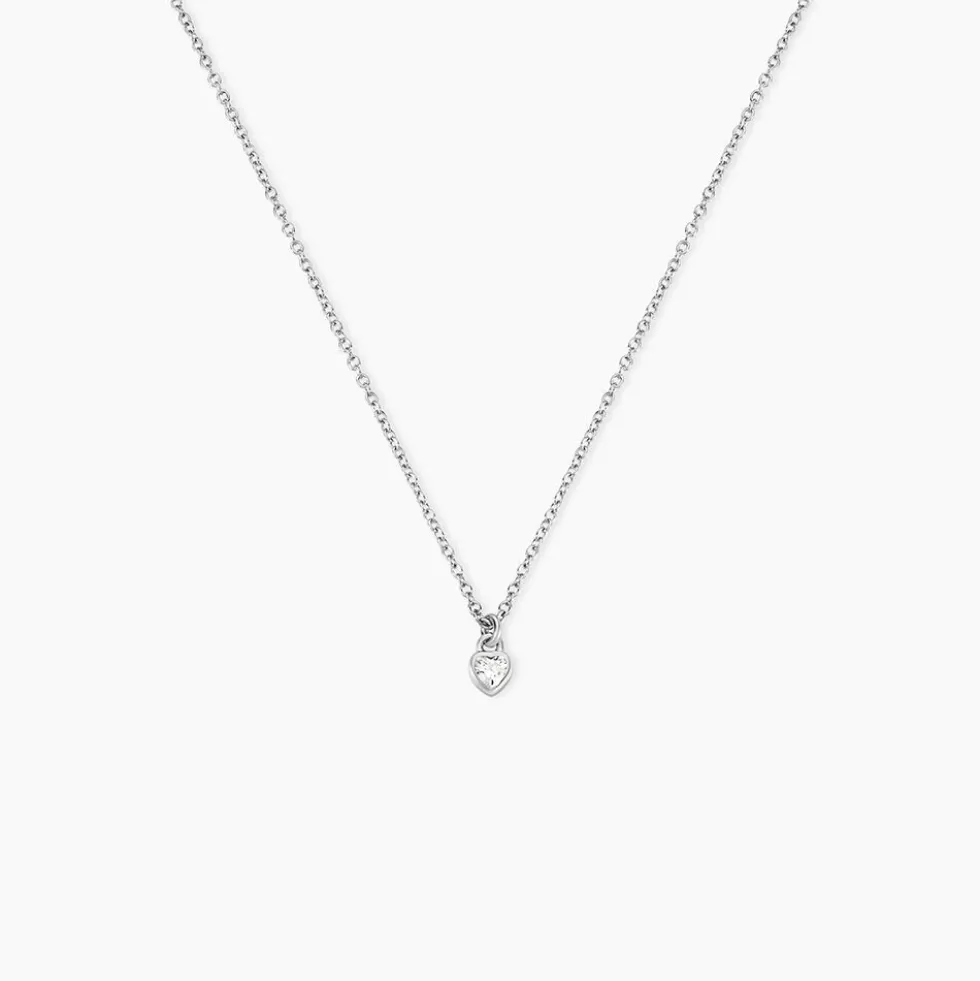 Collier Marciana Argent Blanc Oxyde De Zirconium