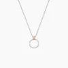 Collier Marcie Or Jaune Argent Blanc Oxyde De Zirconium