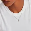 Collier Margot Argent Blanc Nacre Oxyde De Zirconium