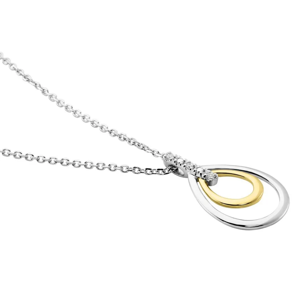 Collier Mariabella Or Bicolore Diamant Blanc