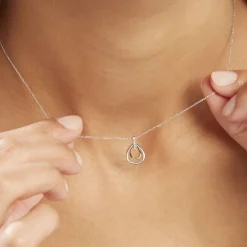 Collier Mariabella Or Bicolore Diamant Blanc