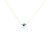 Collier Marie-zoe Or Jaune Perle De Culture