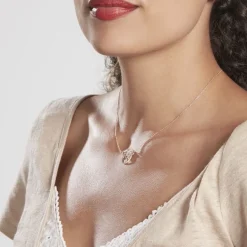 Collier Marijan Argent Rose