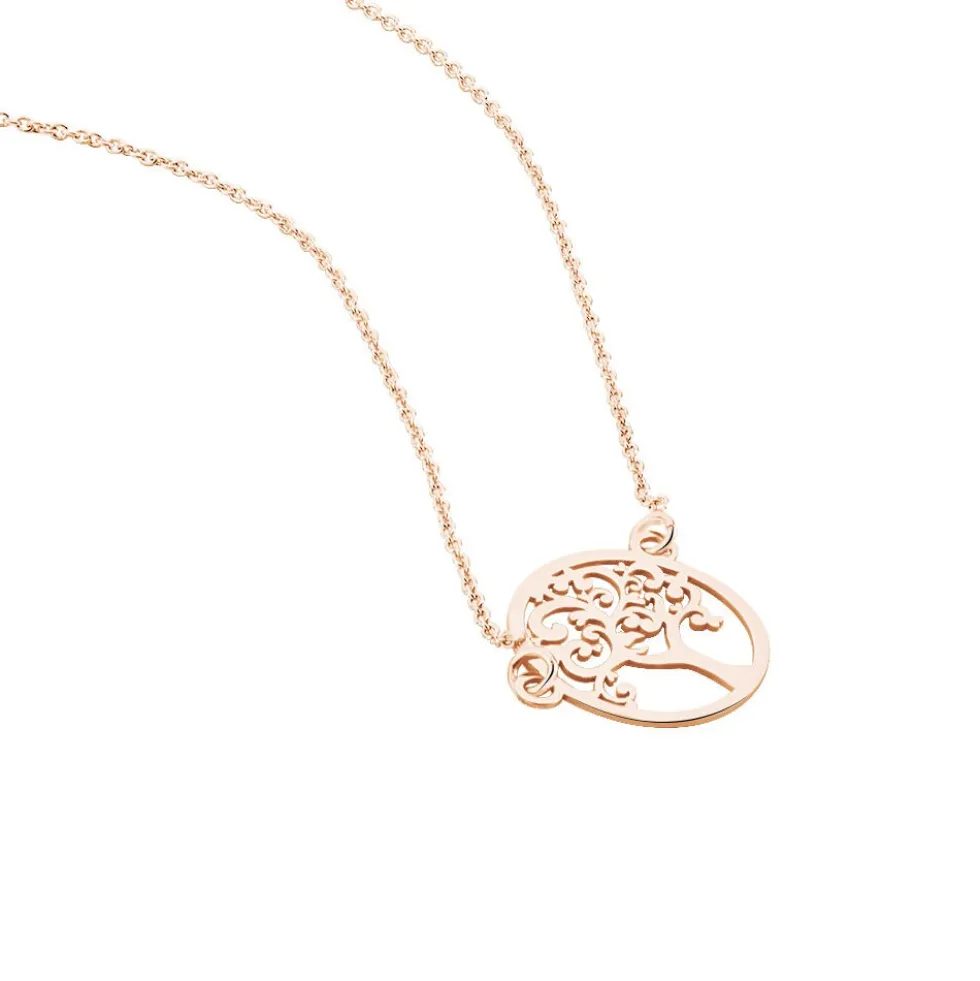 Collier Marijan Argent Rose