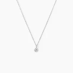 Collier Mayane Argent Blanc
