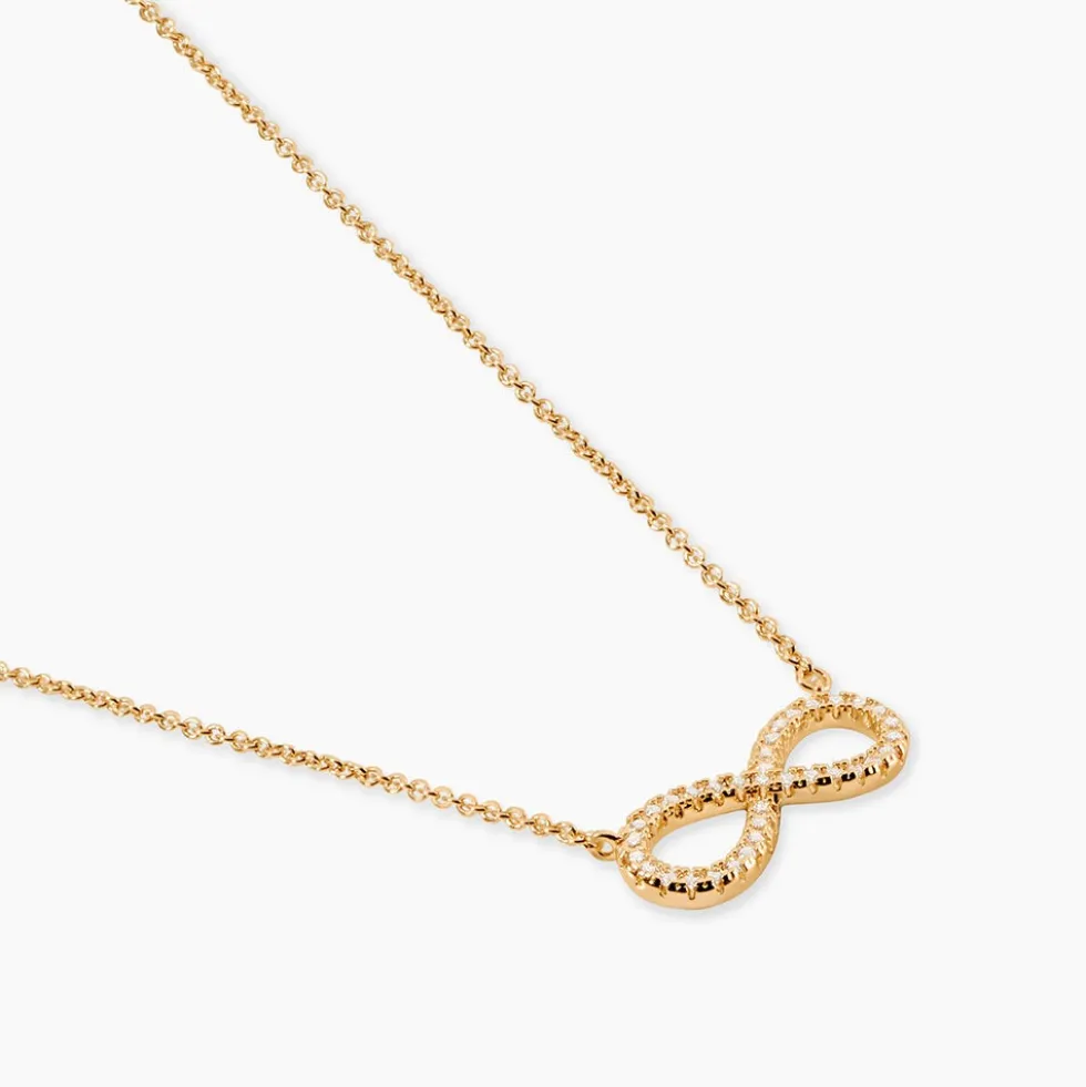 Collier Merane Plaqué Or Jaune Oxyde De Zirconium