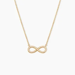 Collier Merane Plaqué Or Jaune Oxyde De Zirconium