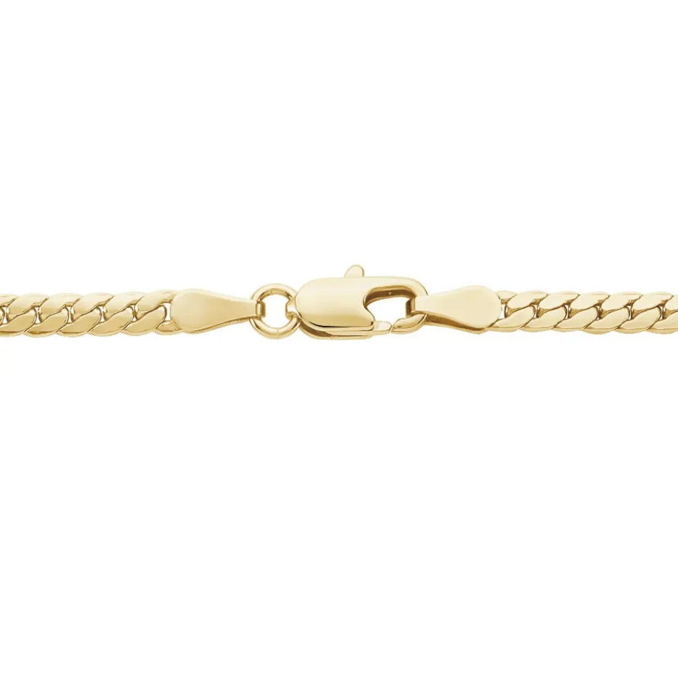 Collier Messaline Plaqué Or Jaune