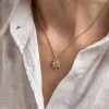 Collier Mia Plaqué Or Doré Oxyde De Zirconium