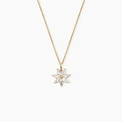 Collier Mia Plaqué Or Doré Oxyde De Zirconium