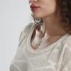 Collier Mina Argent Rose