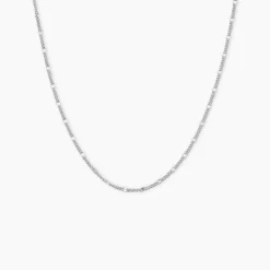 Collier Mindie Argent Blanc