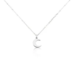 Collier Molly Argent Blanc