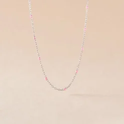 Collier Molly Argent Blanc