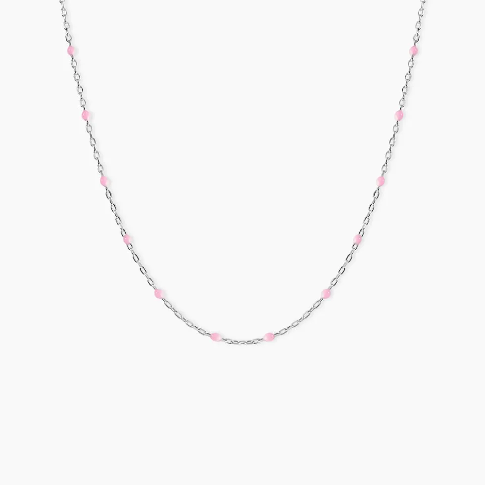 Collier Molly Argent Blanc
