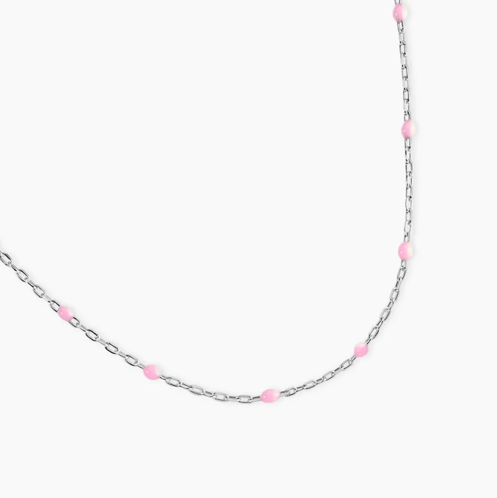 Collier Molly Argent Blanc
