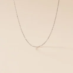 Collier Molly Argent Blanc