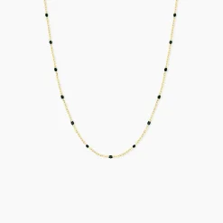 Collier Molly Argent Jaune