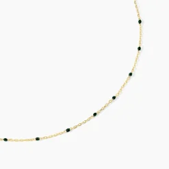 Collier Molly Argent Jaune