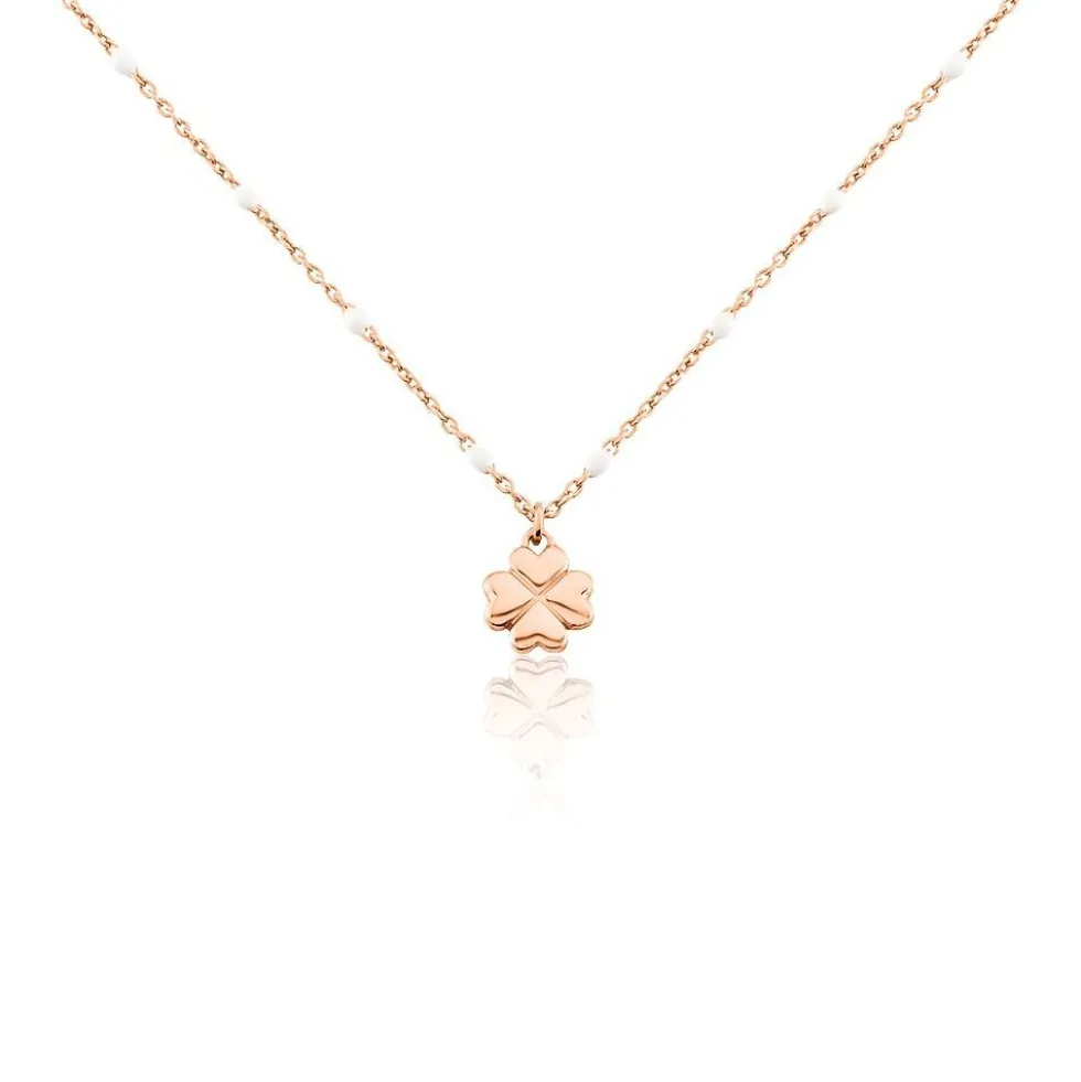 Collier Molly Argent Rose