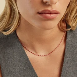 Collier Muguette Argent Blanc