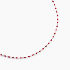 Collier Muguette Argent Blanc