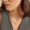 Collier Muse Argent Rose Nacre Oxyde De Zirconium