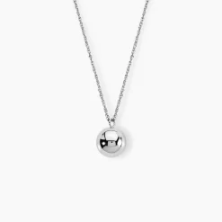 Collier My Bola Acier Blanc