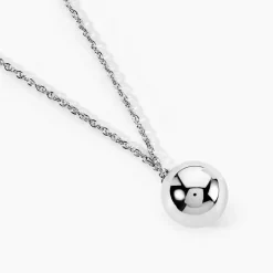 Collier My Bola Acier Blanc