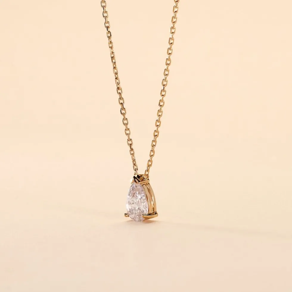 Collier Naellya Plaqué Or Jaune Oxyde De Zirconium