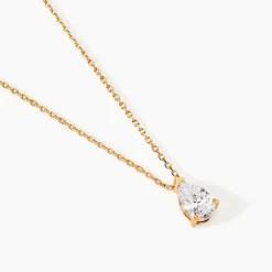 Collier Naellya Plaqué Or Jaune Oxyde De Zirconium